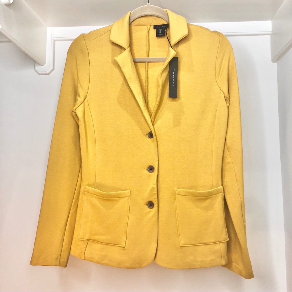 Sold Tahari Mustard Medium Jacket